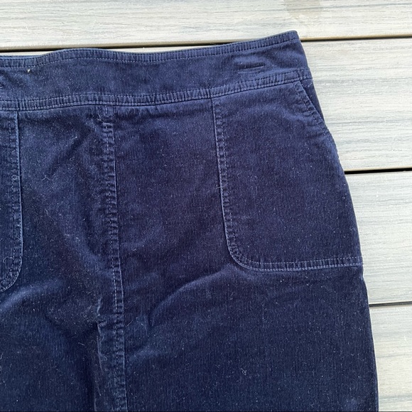 Talbots Navy Corduroy Pencil Skirt - Picture 3 of 4